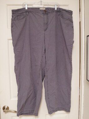 Universal Thread Gray Wide Leg Utility Pants 24W Casual Chic